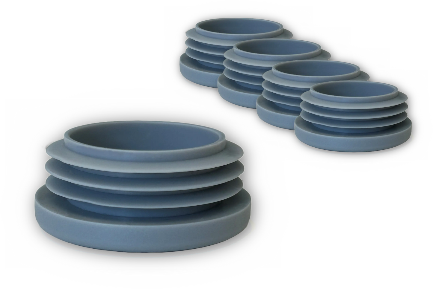 PE-Endkappe Stopfen für Rohr 40mm Fibrolux
