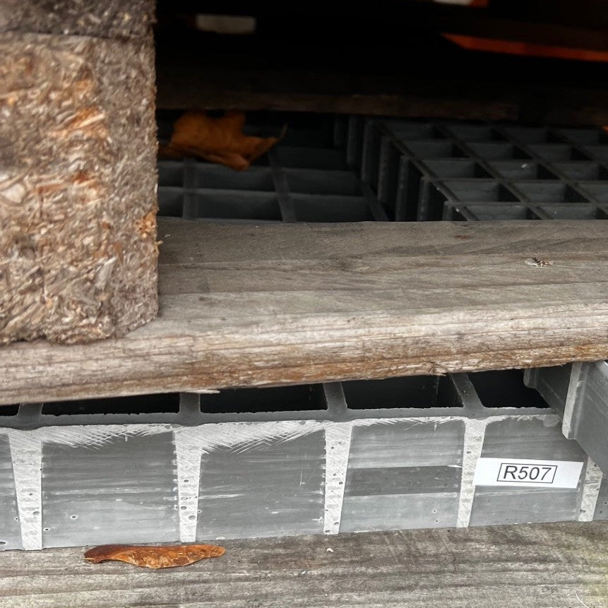 GFK-Gitterrost R507 – ISO 50 Grau 1020×670 mm | Restposten