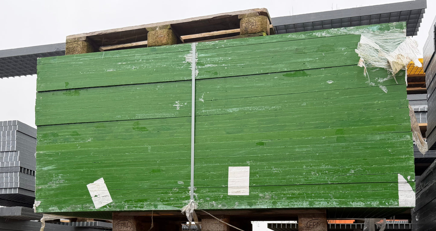 GFK-Gitterrost R891 – ISO 38 Grün 2000×1000 | Restposten