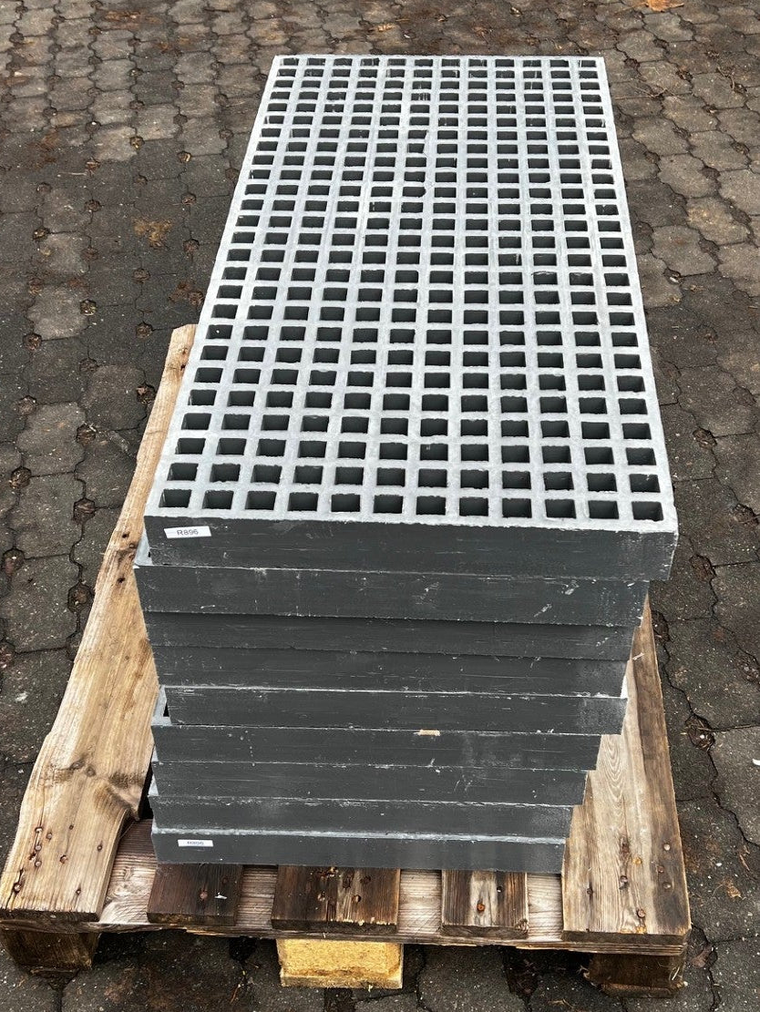 GFK-Gitterrost R896 – ISO 60 Grau 998×470 | Restposten