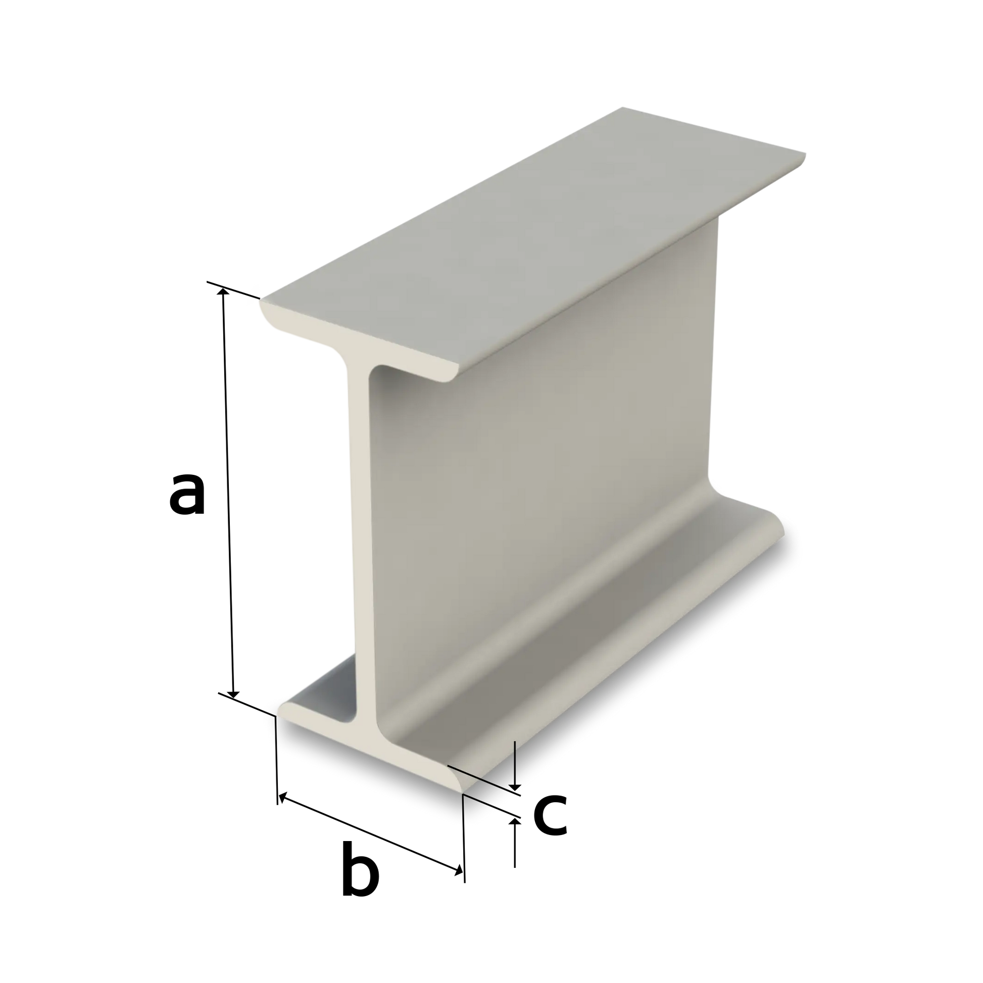 GFK H-Profil Fibrolux