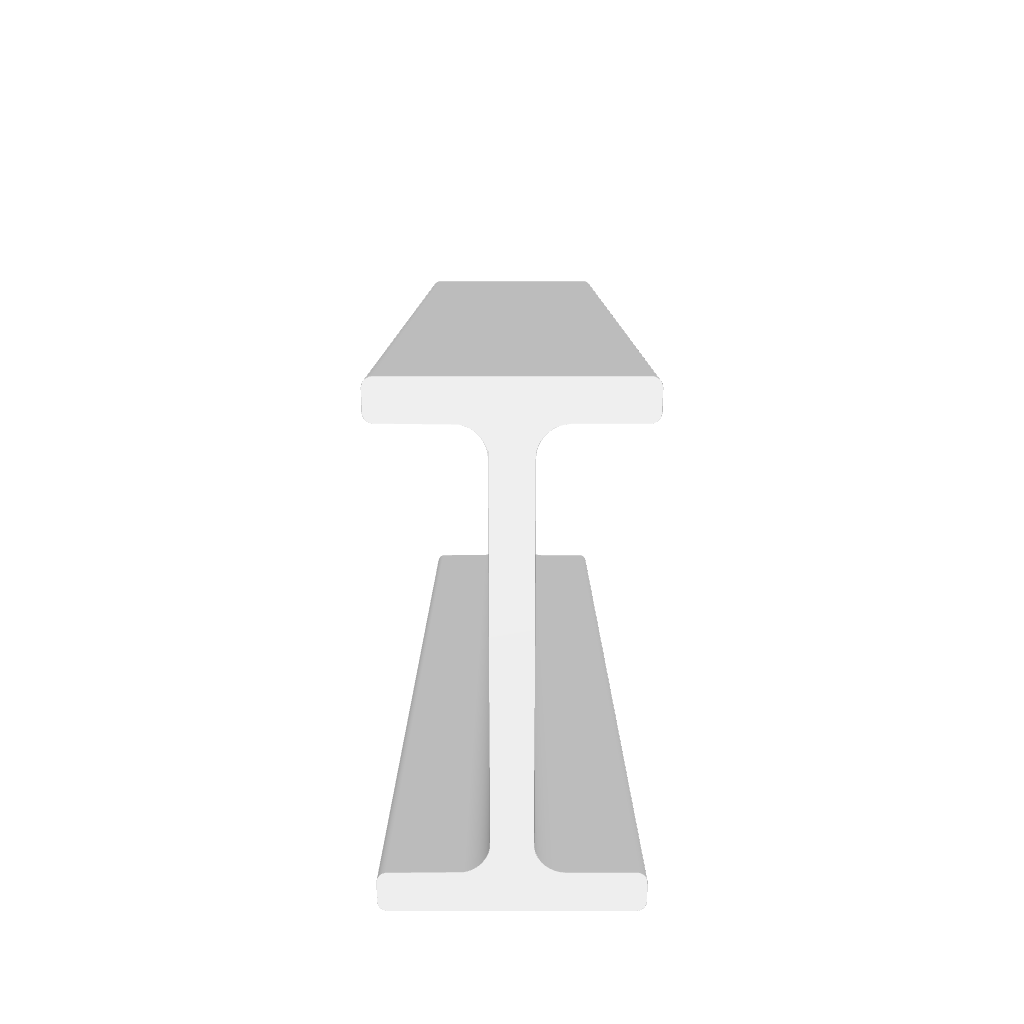 Produktbild Fibrolux GFK H-Profil, robustes Kunststoffprofil für Bau- und Industrieeinsätze, klar dargestellt
