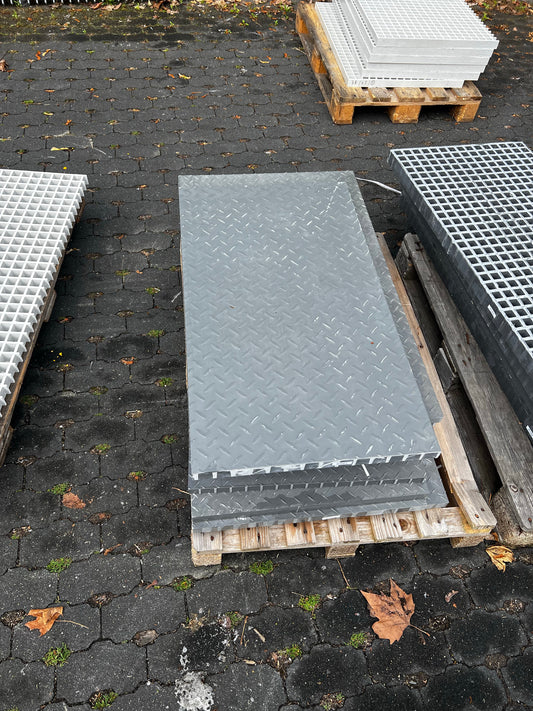 GFK-Gitterrost R1003 – P30 grau 990×545 mm | Restposten