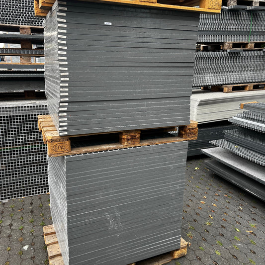 GFK-Gitterrost R1040 – ISO 30 grau 995×875 mm | Restposten