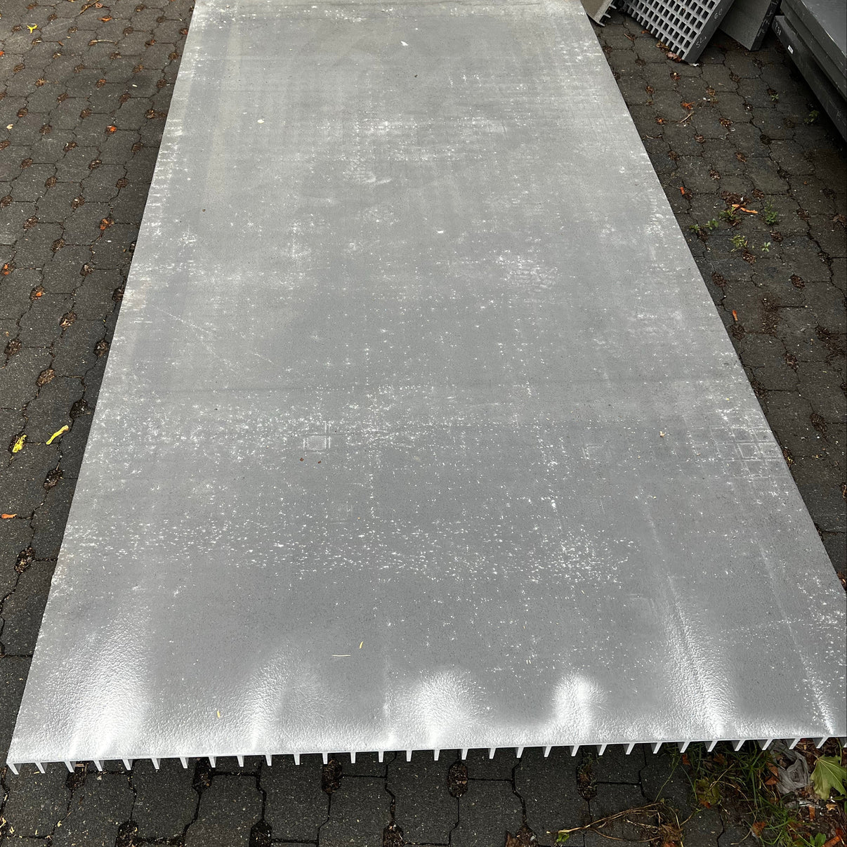 GFK-Gitterrost R1048 – P38 grau 2435×1220 mm | Restposten