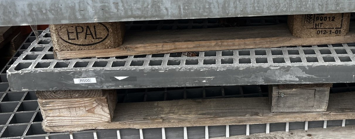 GFK-Gitterrost R500 – ISO 50 Grau 1320×990 mm | Schwerlast | Restposten