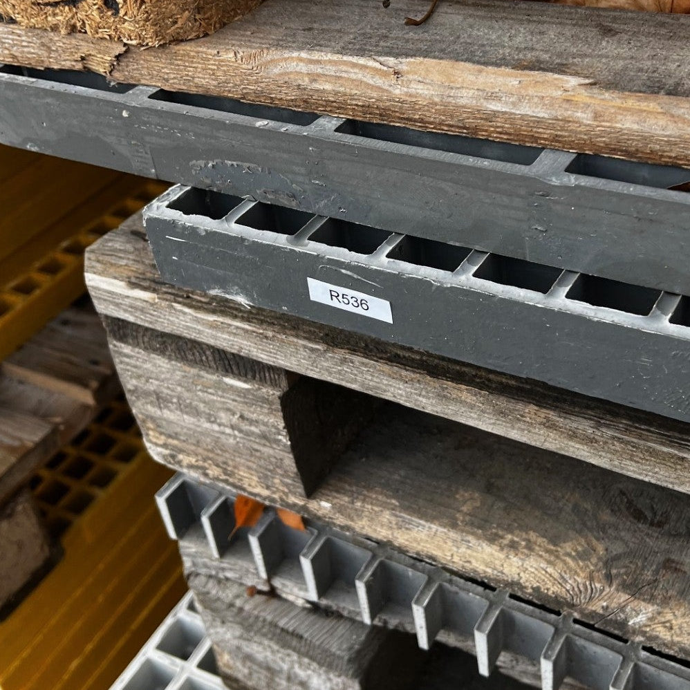 GFK-Gitterrost R536 – ISO 38 Grau 990×810 mm | Restposten