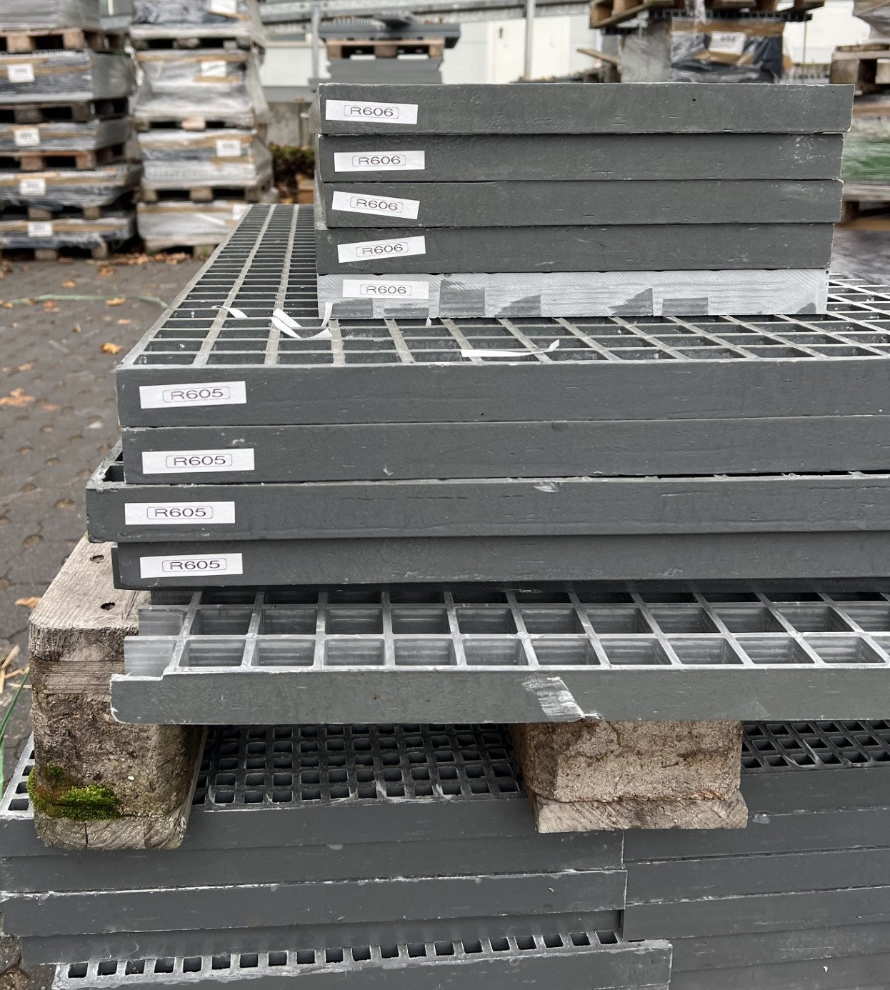 GFK-Gitterrost R607 – ISO 30 Grau 1000×340 mm | Restposten