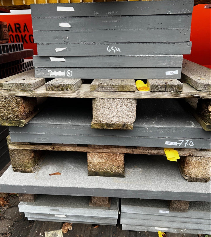 R614 Platte P38 1220×720 grau besandet