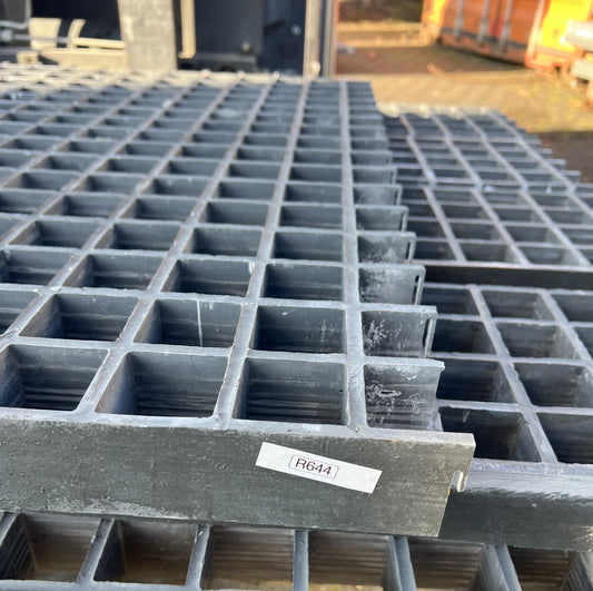 GFK-Gitterrost R644 – ISO50 Grau 1000×850 mm | Restposten