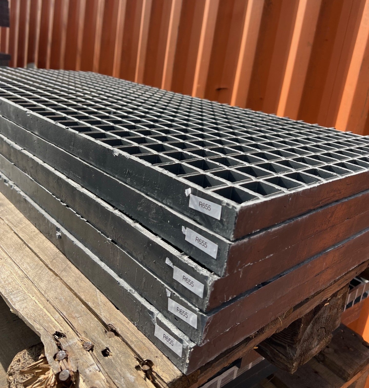 GFK-Gitterrost R655 – ISO 30 Grau 1220×570 mm | Restposten