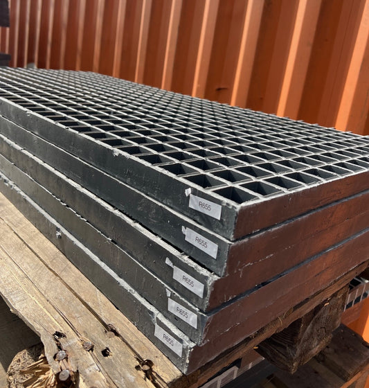 GFK-Gitterrost R655 – ISO 30 Grau 1220×570 mm | Restposten