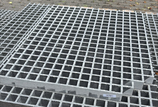 GFK-Gitterrost R781 – ISO 38 Grau 730×580 mm | Restposten