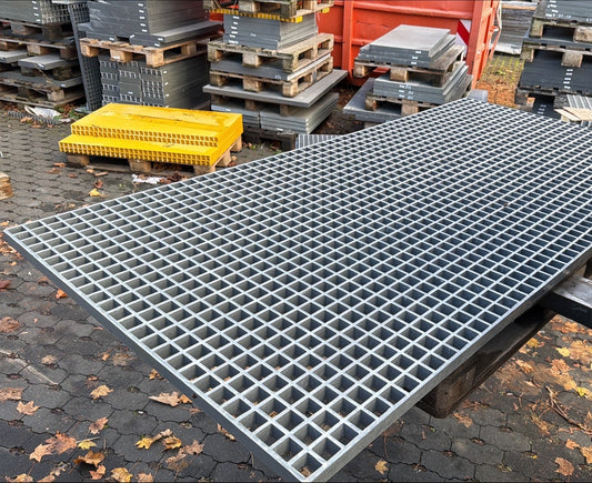 GFK-Gitterrost R815 – ISO 30 Grau 2000×1000 | Restposten