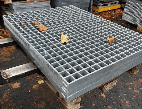 GFK-Gitterrost R826 – ISO50 Grau 1250×930 mm | Restposten