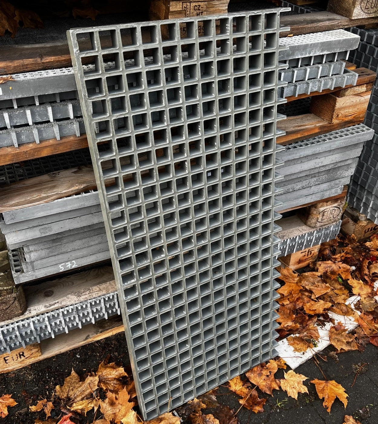GFK-Gitterrost R838 – ISO38 Grau 990×455 mm | Restposten