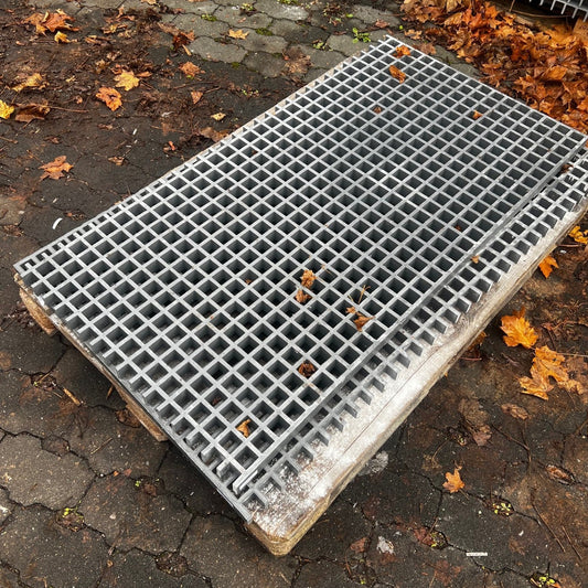 GFK-Gitterrost R853 – ISO 30 Grau 1210×635 mm | Restposten