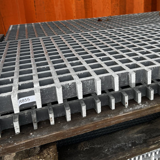 GFK-Gitterrost R855 – ISO 30 Grau 1310×480 mm | Restposten