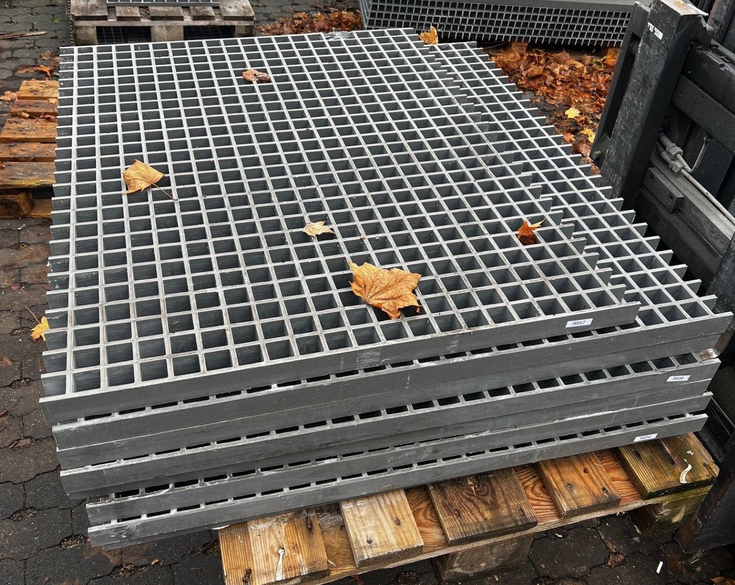 GFK-Gitterrost R857 – ISO 38 Grau 1000×790 mm | Restposten