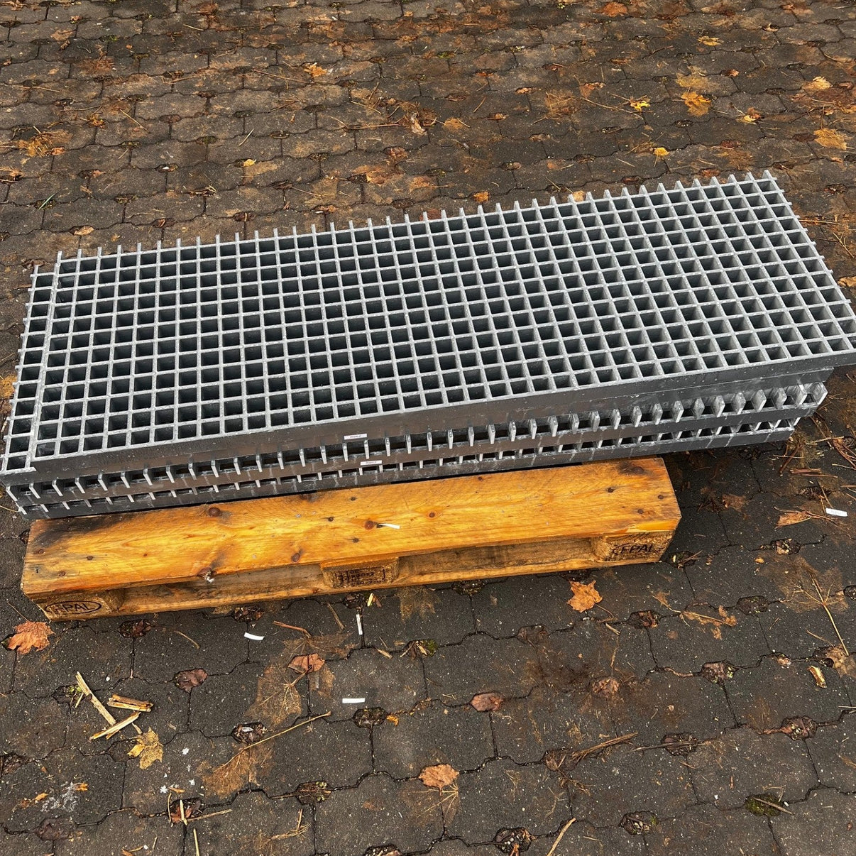 GFK-Gitterrost R862 – ISO 38 Grau 1460×460 mm | Restposten