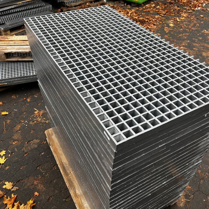 GFK-Gitterrost R869 – ISO 38 Grau 1220×680 mm | Restposten