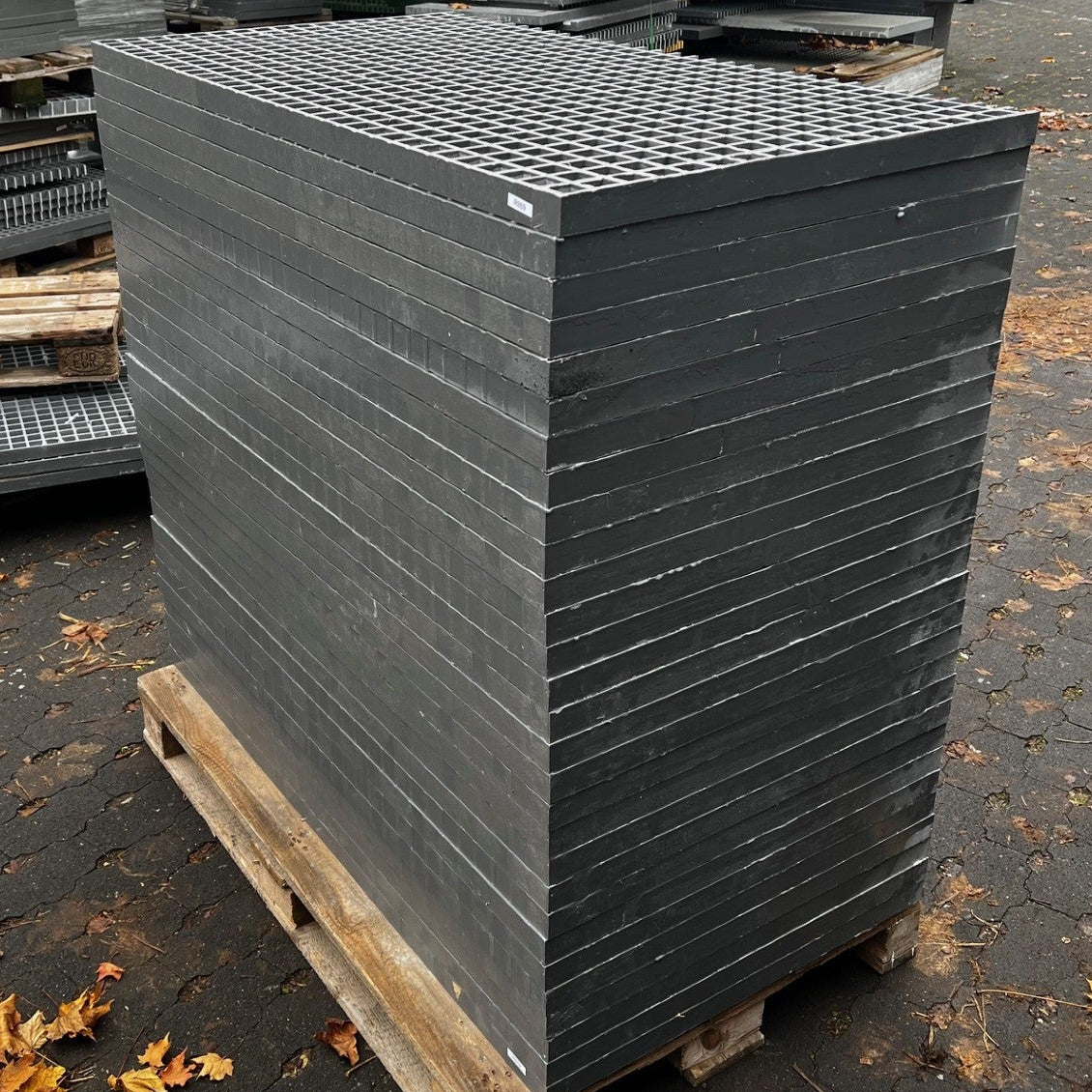 GFK-Gitterrost R869 – ISO 38 Grau 1220×680 mm | Restposten