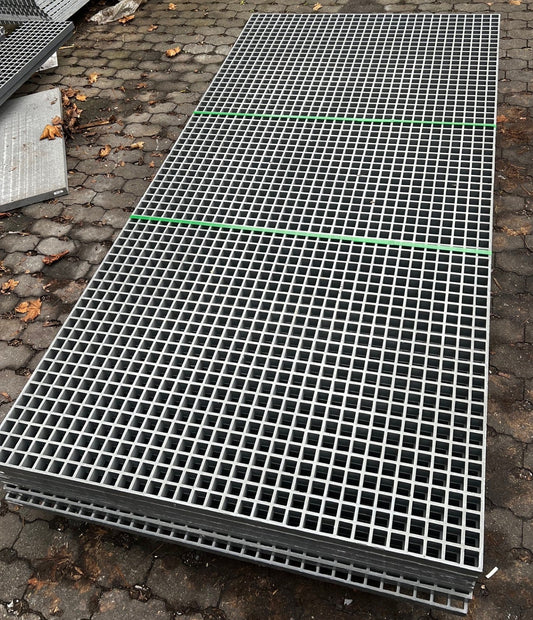 GFK-Gitterrost R904 – ISO 38 Grau 2440×1220 | Restposten