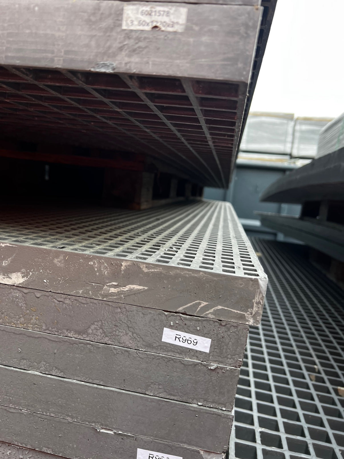 GRP grating R969 - 38 mm grey 3660 × 1220 mm | Remaining stock