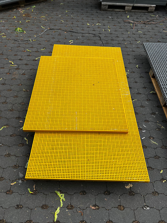 Griglia in PRFV R983 - 38 mm giallo 1960 × 1007 mm | Scorte rimanenti