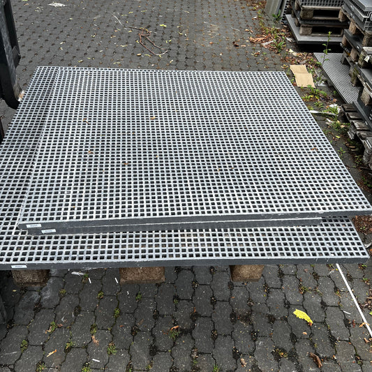 Griglia in PRFV R997 - 30 mm grigio 1250 × 1235 mm | Scorte rimanenti