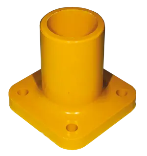 GFK Pfostenschuh für Rohr 50mm Fibrolux