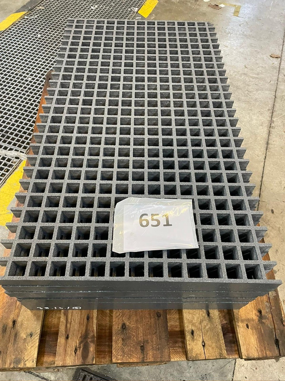 GFK Gitterrost ISO 38, besandet, grau, ca. 3,92 m²